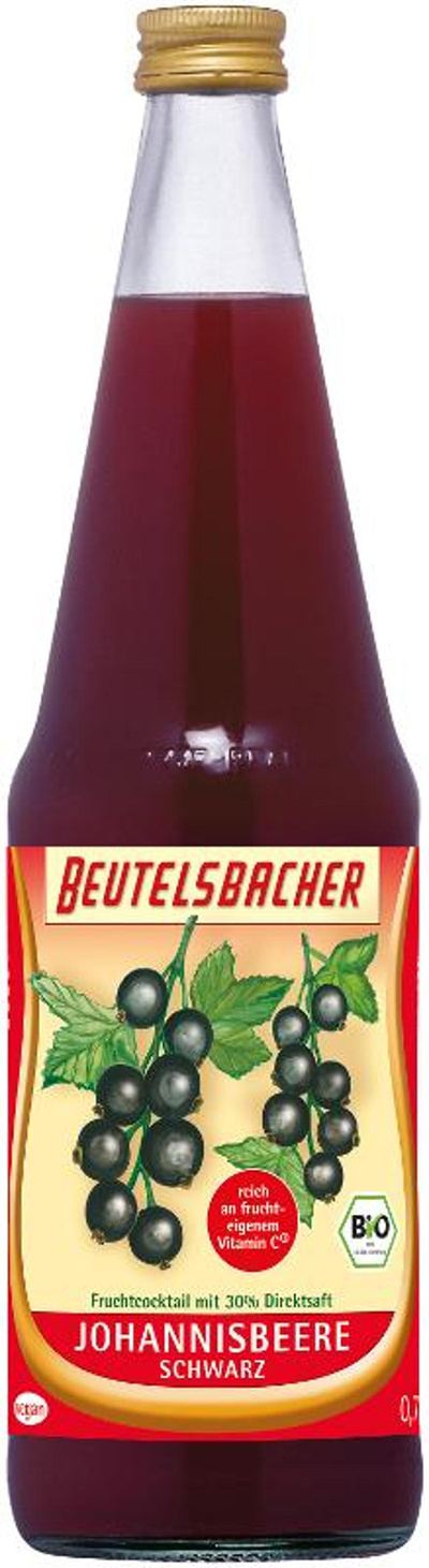 Produktfoto zu Schwarze Johannisbeere 0,7 l