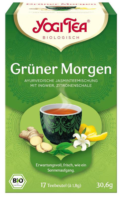 Produktfoto zu Grüner Morgen Yogi Tea