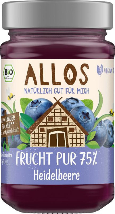 Produktfoto zu Frucht PUR Heidelbeere