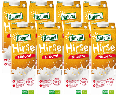 Produktfoto zu Hirse-Drink natural Gebinde