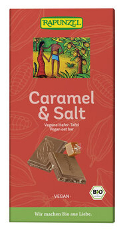 Produktfoto zu Vegane Caramel & Salt Schokolade