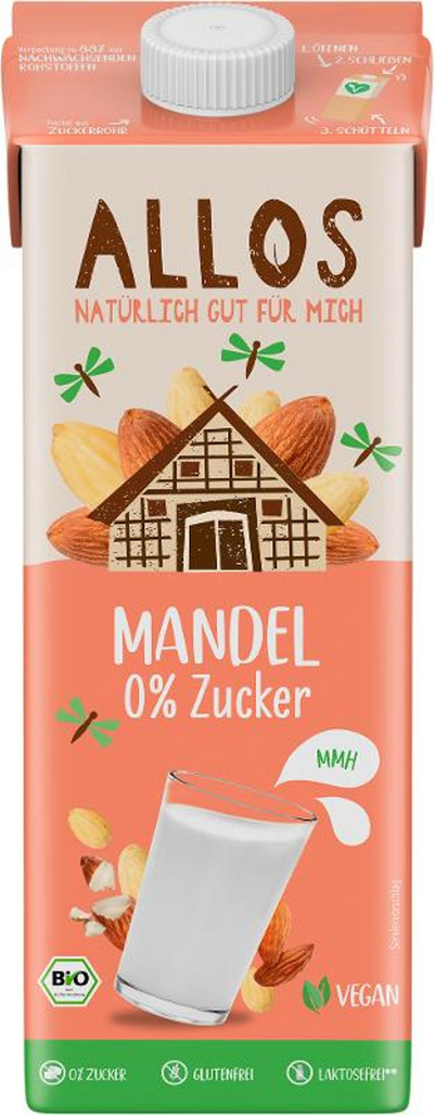 Produktfoto zu Mandel Drink Natur ohne Zucker