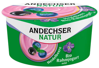 Produktfoto zu Rahmjoghurt Heidelbeer