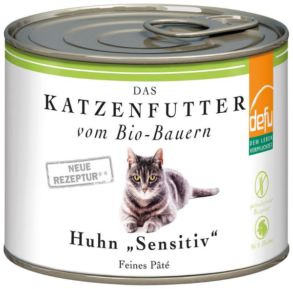 Produktfoto zu Katzenfutter Paté Huhn sensitiv