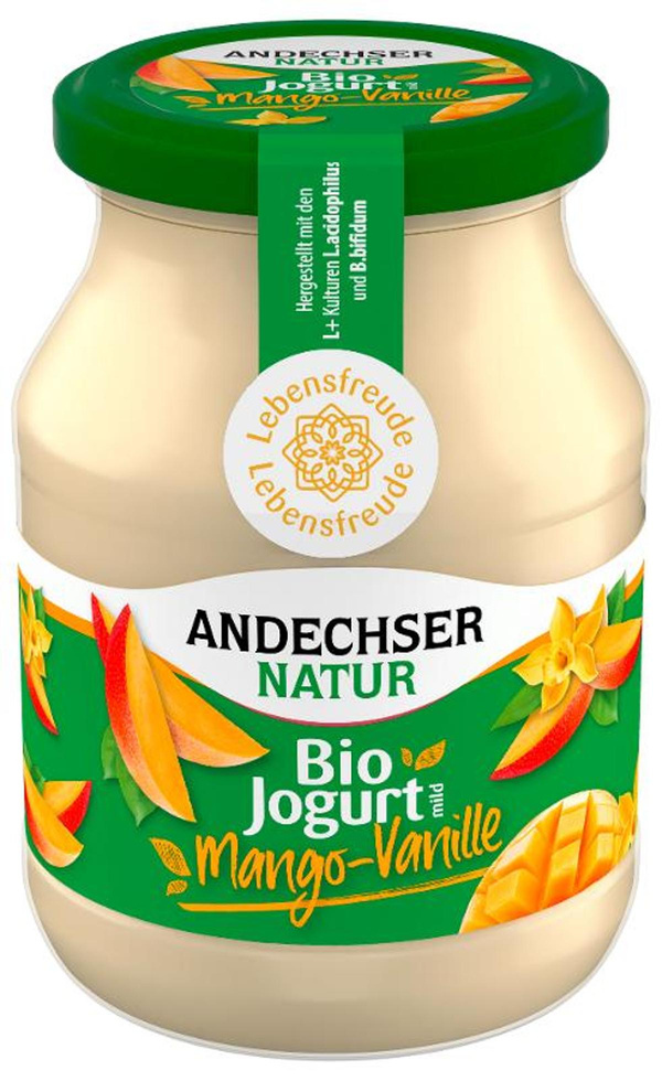 Produktfoto zu Joghurt Glas Mango Vanille