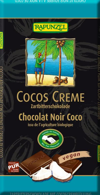 Produktfoto zu Schokolade Cocos Creme