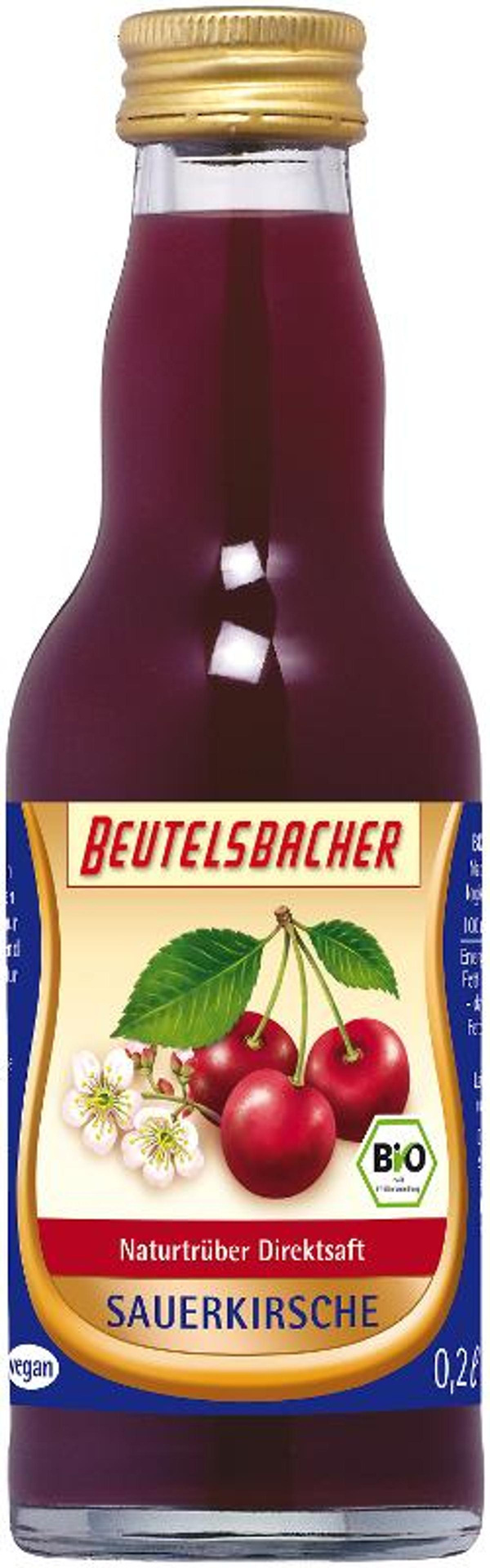 Produktfoto zu Sauerkirsch-Saft 200 ml.