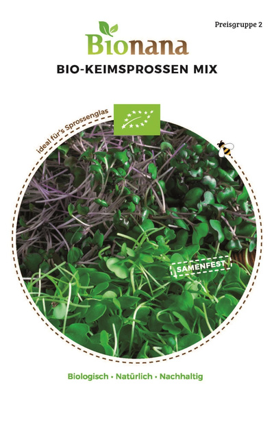 Produktfoto zu Saatgut Keimsprossen Mix