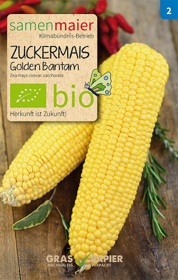 Produktfoto zu Saatgut Zuckermais Golden Bantam