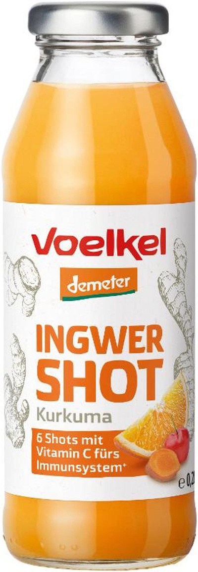 Produktfoto zu Ingwer Shot Kurkuma 0,28 l