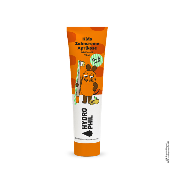 Produktfoto zu Zahncreme für Kinder Aprikose