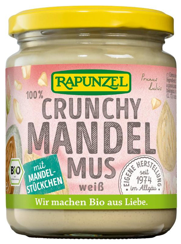 Produktfoto zu Mandelmus weiß Crunchy