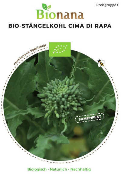 Produktfoto zu Saatgut Stängelkohl Cima di Rapa