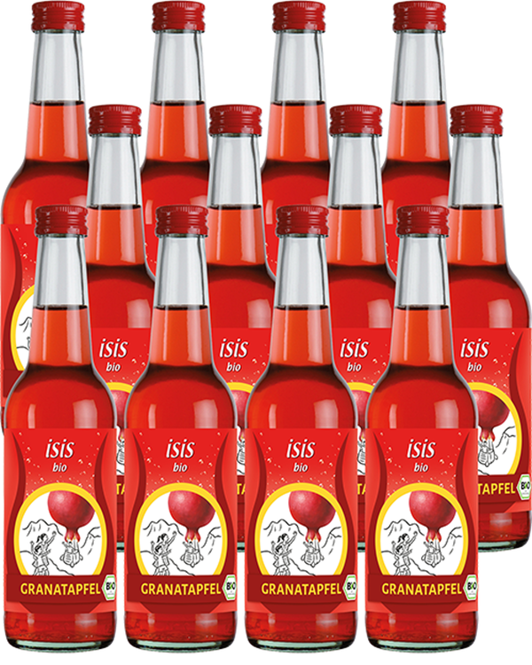 Produktfoto zu ISIS Granatapfel Limo Kasten