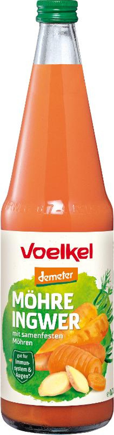 Produktfoto zu Möhre Ingwer Direktsaft