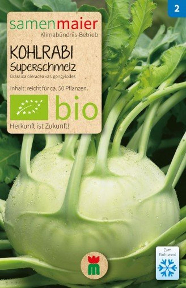 Produktfoto zu Saatgut Kohlrabi Superschmelz