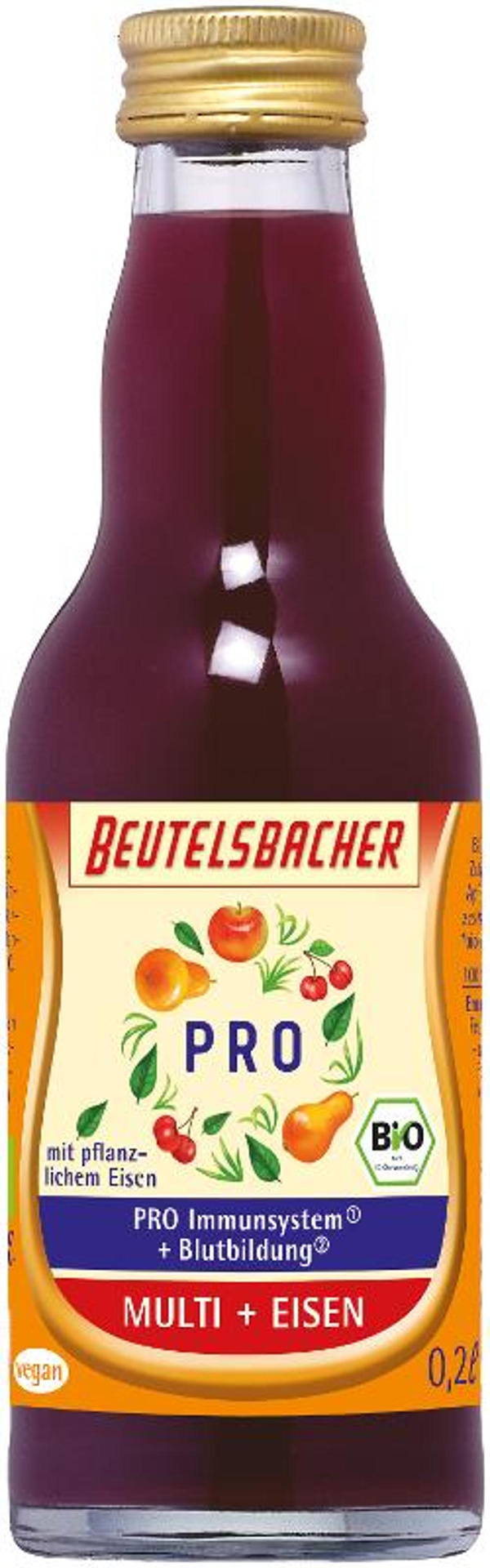 Produktfoto zu Multi + Eisen Saft 200 ml.