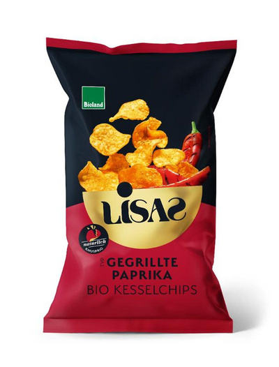 Produktfoto zu Lisas Kesselchips Gegrillte Paprika
