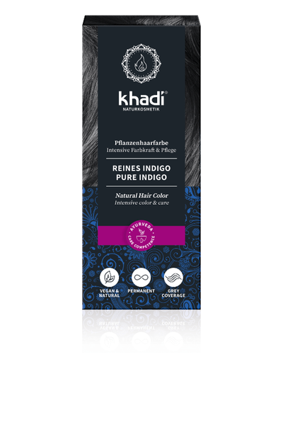 Produktfoto zu Pflanzenhaarfarbe Reines Indigo Schwarz