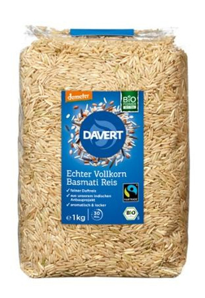 Produktfoto zu Echter Basmati Reis braun