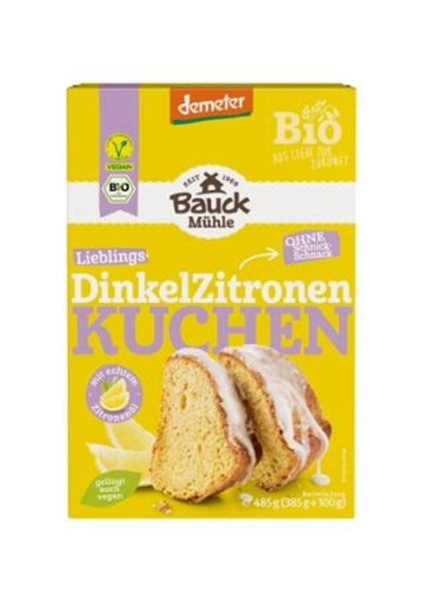 Produktfoto zu Backmischung Dinkel-Zitronenkuchen