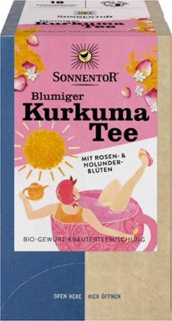 Produktfoto zu Blumiger Kurkuma-Tee