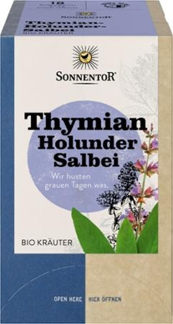 Produktfoto zu Thymian Holunder Salbei Tee