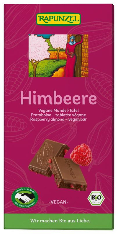 Produktfoto zu Vegane Schokolade Himbeere