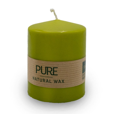 Produktfoto zu Stumpenkerze olive