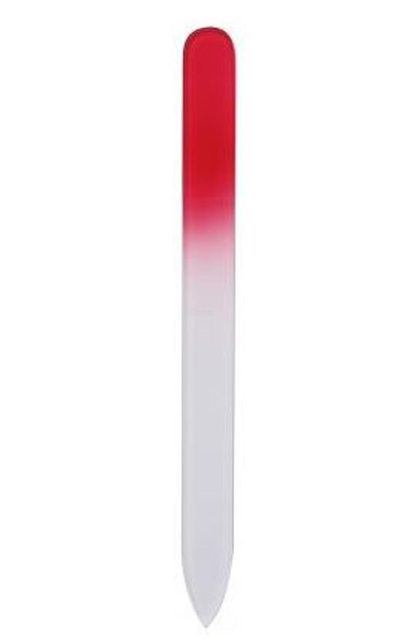 Produktfoto zu Glasnagelfeile spitz rot