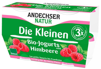 Produktfoto zu Die kleinen Biojoghurts Himbeere