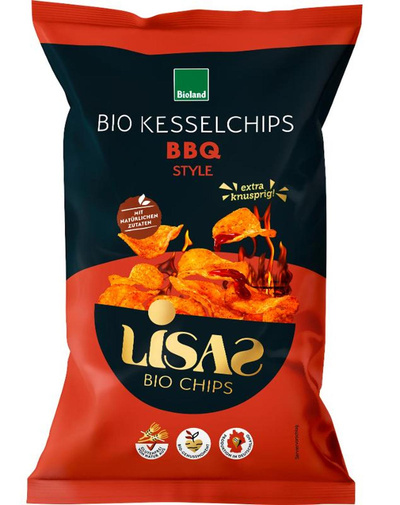 Produktfoto zu Lisas Kesselchips BBQ