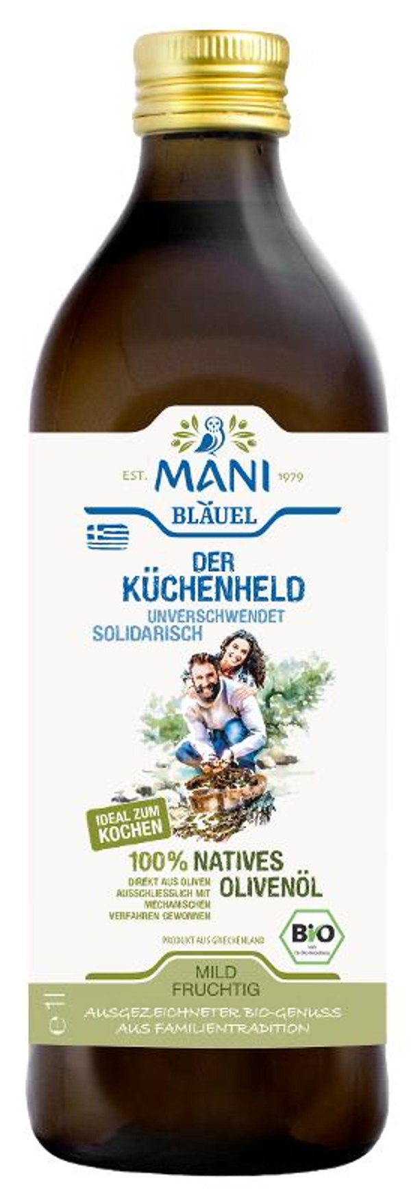 Produktfoto zu Natives Olivenöl Küchenheld
