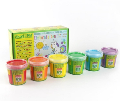 Produktfoto zu Fingerfarben Einhorn