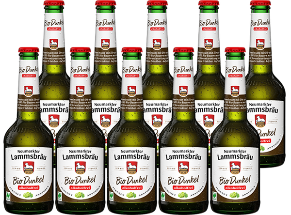 Produktfoto zu Lammsbräu Dunkel alkoholfrei Kasten