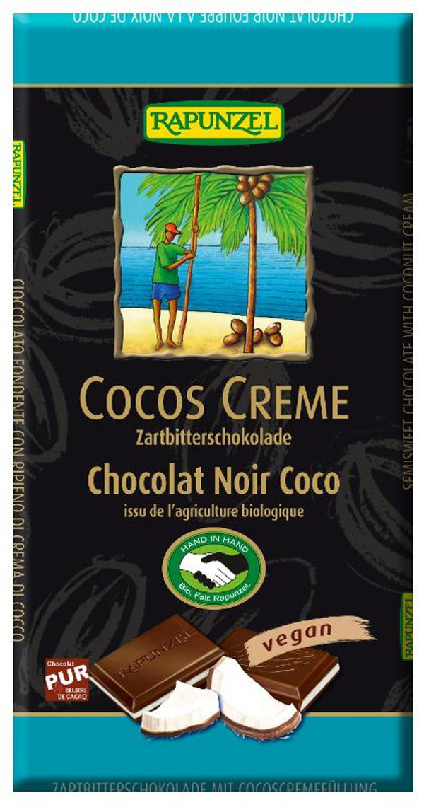 Produktfoto zu Schokolade Cocos Creme