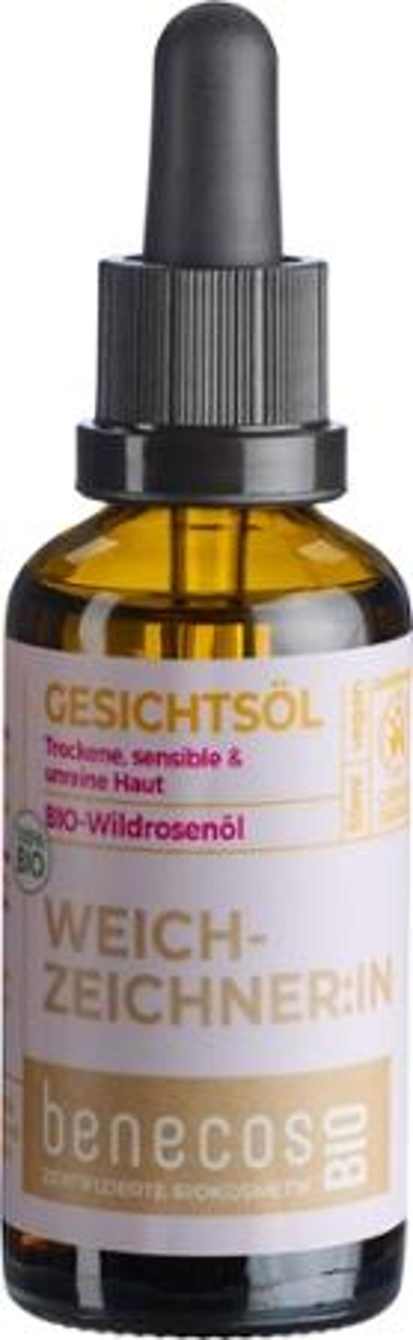 Produktfoto zu Gesichtsöl Weichzeichner:in mit Bio-Wildrosenöl