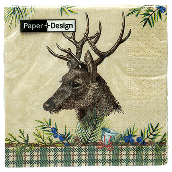 Produktfoto zu Cocktailserviette  Deer