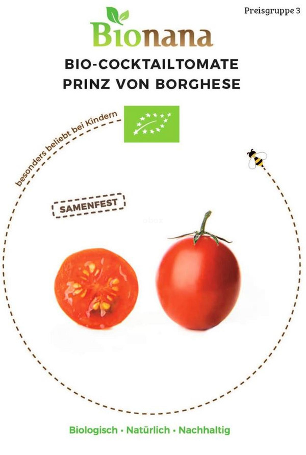 Produktfoto zu Saatgut Cocktailtomate Prinz von Borghese
