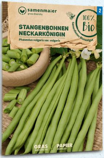 Produktfoto zu Saatgut Stangenbohnen Neckarkönigin