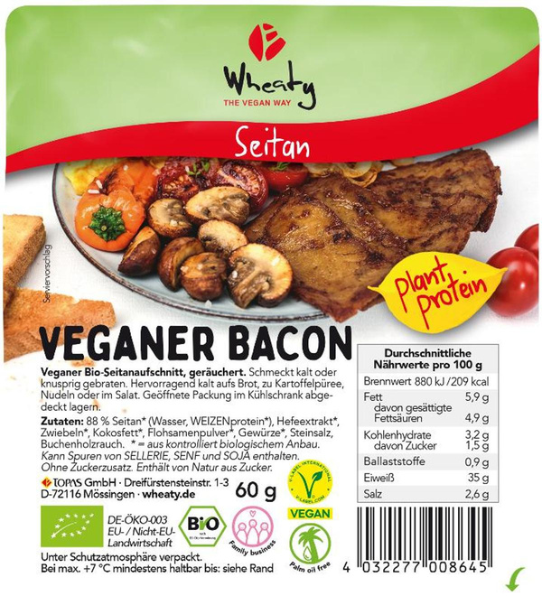 Produktfoto zu Veganer Bacon