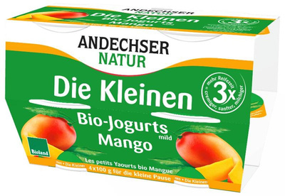 Produktfoto zu Die kleinen Biojoghurts Mango