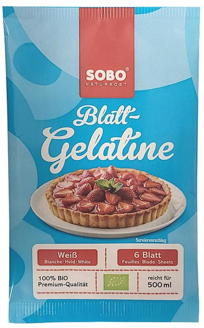 Produktfoto zu Blatt Gelatine