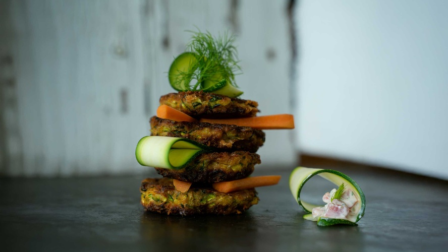 Rezeptbild für Zucchinipuffer