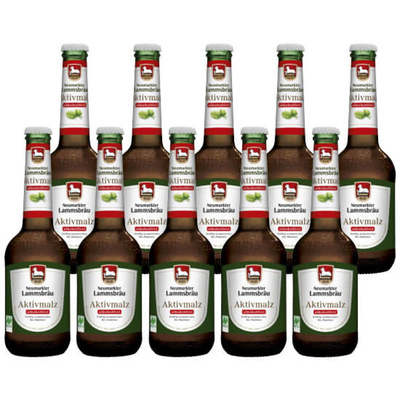 Produktfoto zu Lammsbräu Aktivmalz 10 x 0,33 l