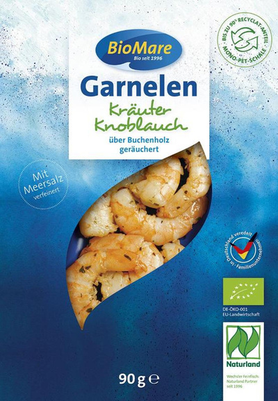 Produktfoto zu Garnelen mit Kräutern und Knoblauch