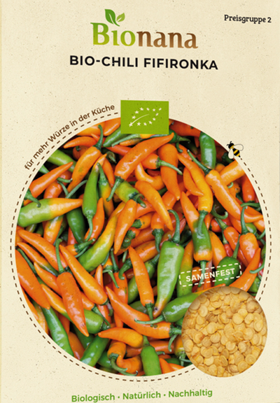 Produktfoto zu Saatgut Chili Fifironka