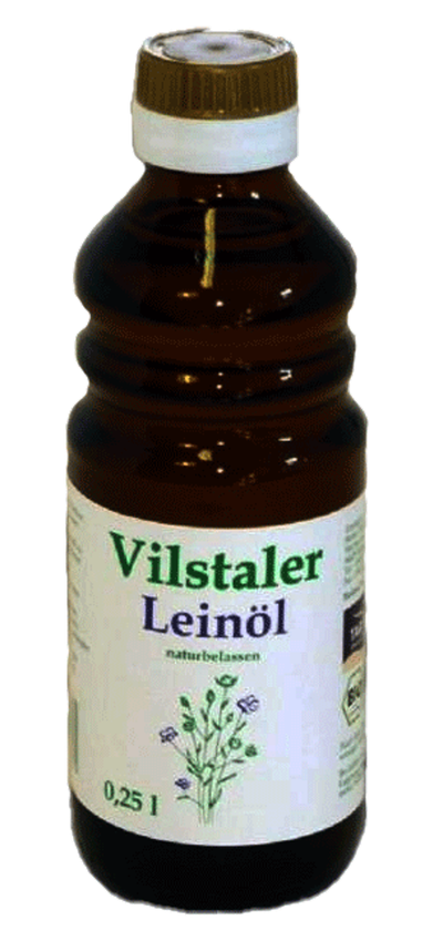 Produktfoto zu Leinöl aus dem Vilstal