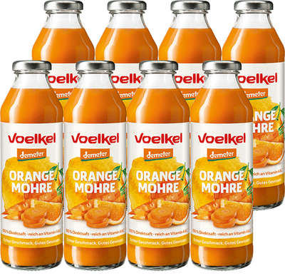 Produktfoto zu Orangen Möhrensaft 8 x 0,5 l