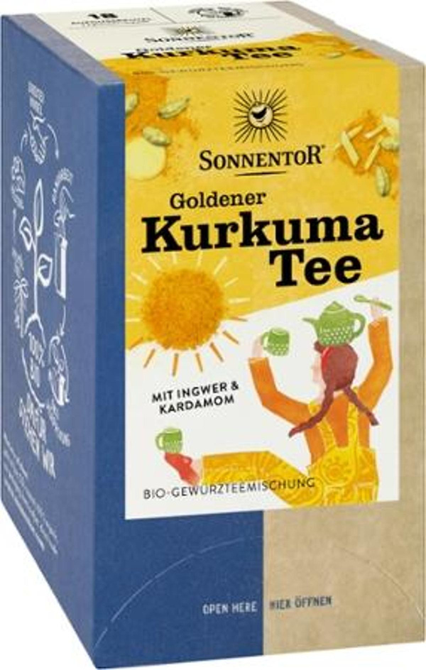Produktfoto zu Goldener Kurkuma-Tee